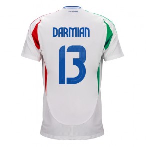 Italien Matteo Darmian #13 Udebanetrøje EM 2024 Kort ærmer